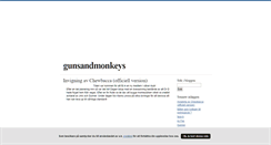 Desktop Screenshot of gunsandmonkeys.blogg.se