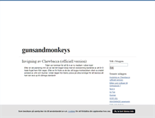 Tablet Screenshot of gunsandmonkeys.blogg.se