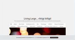 Desktop Screenshot of livinglargelivingcheap.blogg.se