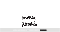 Desktop Screenshot of mariapizzeria.blogg.se