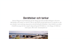Desktop Screenshot of berattelserochtankar.blogg.se