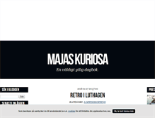 Tablet Screenshot of majaskuriosa.blogg.se