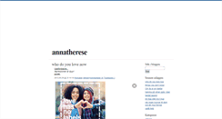 Desktop Screenshot of annatherese.blogg.se