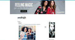 Desktop Screenshot of analeigh.blogg.se