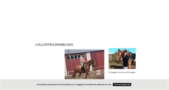 Desktop Screenshot of lollostavlingsblogg.blogg.se