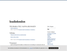 Tablet Screenshot of loudinlondon.blogg.se