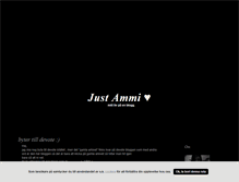 Tablet Screenshot of justammi.blogg.se