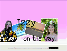 Tablet Screenshot of izzyalwaysontheway.blogg.se