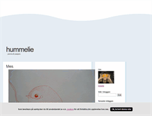 Tablet Screenshot of hummelie.blogg.se