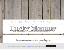 Tablet Screenshot of luckymommy.blogg.se