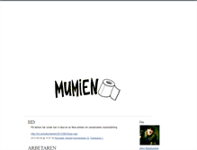 Tablet Screenshot of mumien.blogg.se