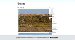 Desktop Screenshot of findout.blogg.se
