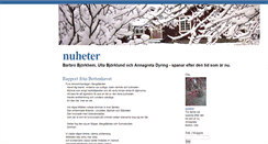 Desktop Screenshot of nuheter.blogg.se