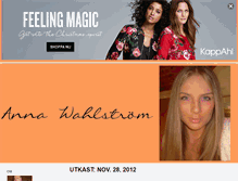 Tablet Screenshot of annawahlstrom.blogg.se
