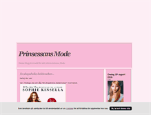 Tablet Screenshot of prinsessansmode.blogg.se