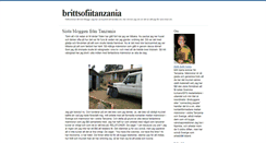 Desktop Screenshot of brittsofiitanzania.blogg.se
