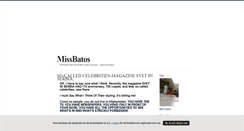 Desktop Screenshot of missbatos.blogg.se