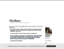 Tablet Screenshot of missbatos.blogg.se