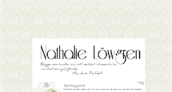 Desktop Screenshot of nathaliielowgren.blogg.se