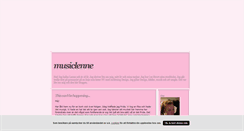 Desktop Screenshot of musiclenne.blogg.se