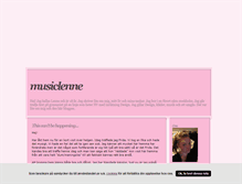 Tablet Screenshot of musiclenne.blogg.se