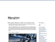 Tablet Screenshot of bilprojektet.blogg.se