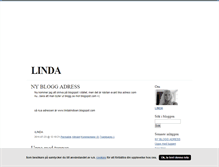 Tablet Screenshot of lindalindisen.blogg.se