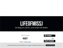 Tablet Screenshot of lifeofmissj.blogg.se