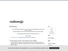 Tablet Screenshot of malinmojje.blogg.se