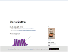 Tablet Screenshot of plattariluften.blogg.se