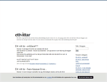 Tablet Screenshot of ettvittar.blogg.se