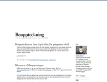 Tablet Screenshot of bouppteckning.blogg.se