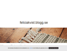 Tablet Screenshot of feliciakvist.blogg.se