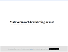 Tablet Screenshot of matleverans.blogg.se