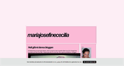 Desktop Screenshot of mariajosefinececilia.blogg.se