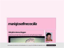 Tablet Screenshot of mariajosefinececilia.blogg.se