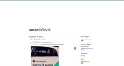 Desktop Screenshot of amandalinda.blogg.se