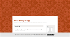 Desktop Screenshot of evasscrapblogg.blogg.se