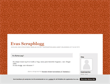 Tablet Screenshot of evasscrapblogg.blogg.se