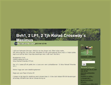 Tablet Screenshot of crosswaysmaximus.blogg.se