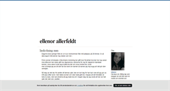 Desktop Screenshot of ellenorallerfeldt.blogg.se