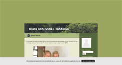 Desktop Screenshot of klaraochsofiaitanzania.blogg.se