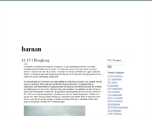 Tablet Screenshot of barnan.blogg.se
