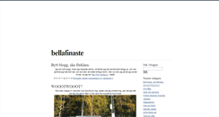Desktop Screenshot of bellafinaste.blogg.se
