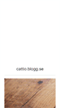 Mobile Screenshot of cattio.blogg.se