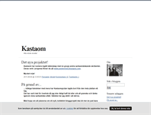 Tablet Screenshot of kastaom.blogg.se