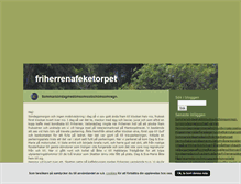 Tablet Screenshot of friherrenafeketorpet.blogg.se