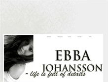 Tablet Screenshot of ebbajohanssson.blogg.se