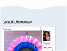 Tablet Screenshot of alexandrahermansson.blogg.se