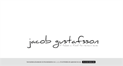 Desktop Screenshot of jacobgustafsson.blogg.se